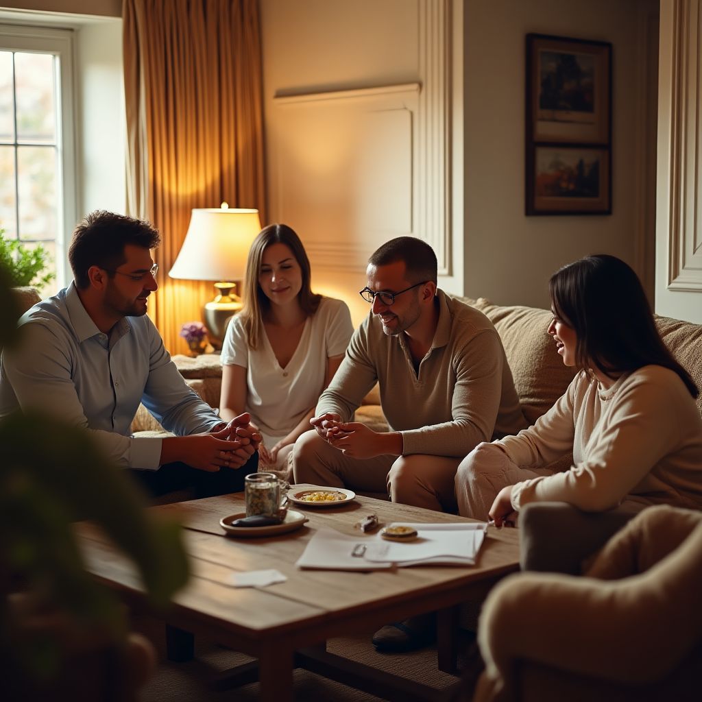 Sala de reuniones para consultas familiares